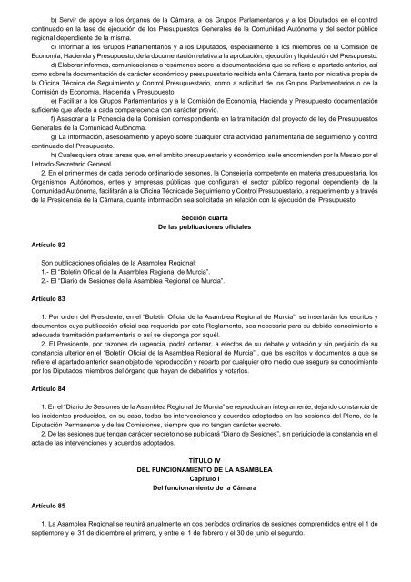 Asamblea Regional de Murcia - AELPA - Asociación Española de ...