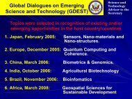 Global Dialogues on Emerging Science and Technology (GDEST)