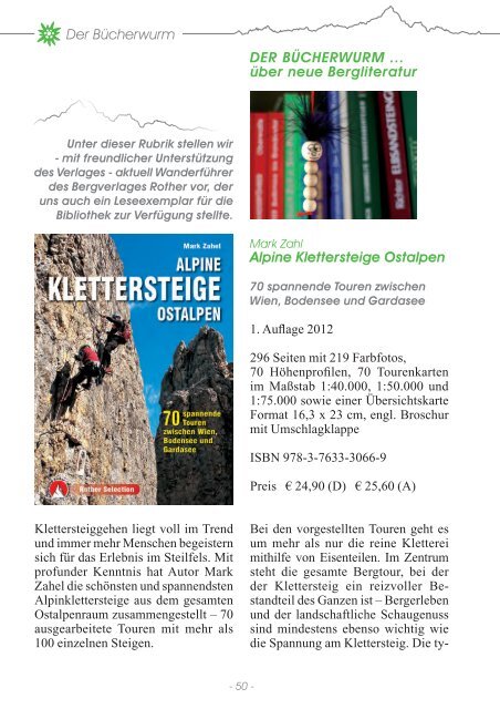 Bis zur nächsten Ausgabe - Deutscher Alpenverein Sektion Dresden
