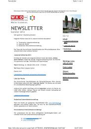 newsletter - ServiceCenter Geschäftslokale - Wirtschaftskammer Wien