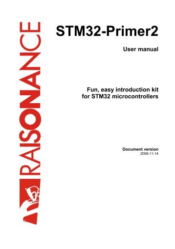 ST7/STM8 C Compiler Manual