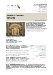 Balades en Campanie - Arts et Vie