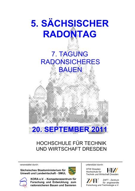 5. sächsischer radontag - Hochschule für Technik und Wirtschaft ...