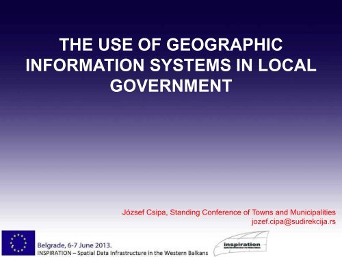 Use of GIS in Local Government.pdf - INSPIRATION