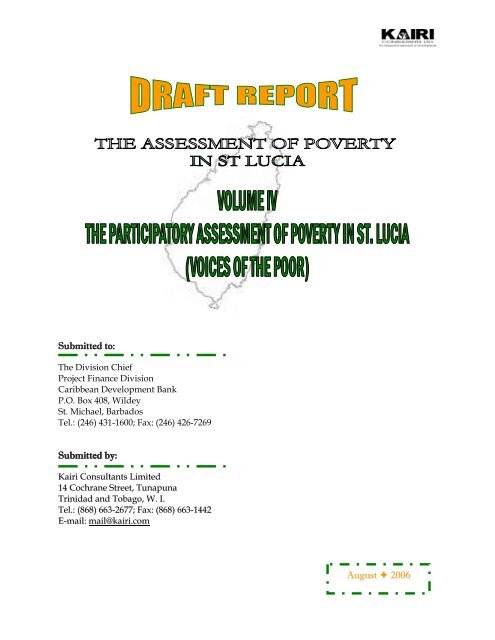 Volume 4 Government Of Saint Lucia Volume 4 Government Of Saint Lucia
