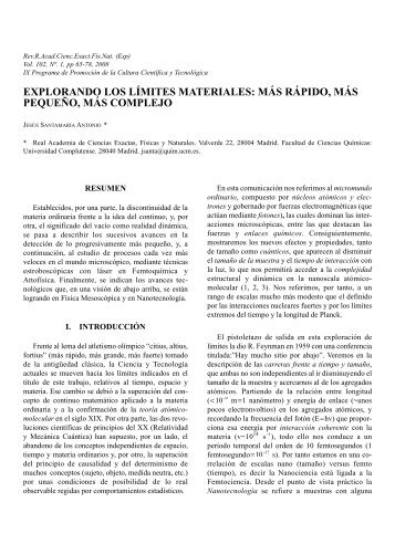 texto completo publicado de la conferencia - Real Academia de ...