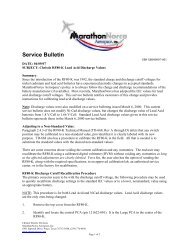 Service Bulletin - MarathonNorco Aerospace