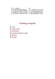 catalog arta - Editura Lumen