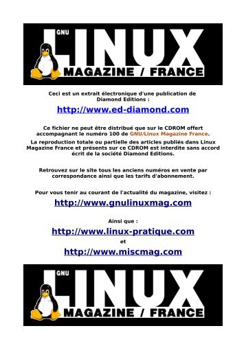 http://www.ed-diamond.com http://www.gnulinuxmag.com http://www ...