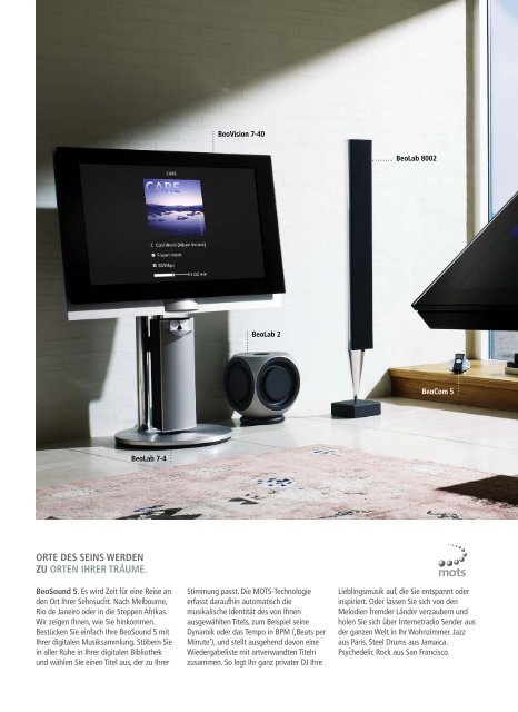 upgrade zum bang & olufsen erlebnis. - HiFi Concept LIVING