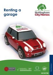 Renting a garage - Nottingham City Homes