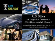 Bryan Shinn, President & CEO, US Silica