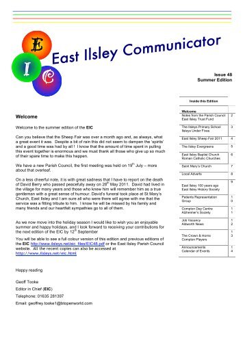 The Village Gardener - East Ilsley Parish Council