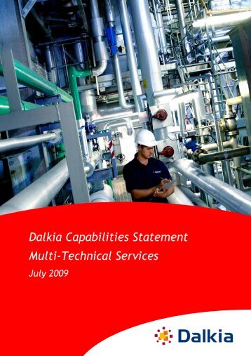 Dalkia Capabilities Statement Multi-Technical Services