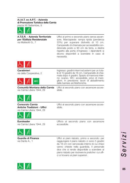 TOLMEZZO ACCESSIBILE - Provincia di Udine