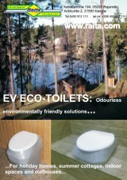 EV ECO-TOILETS - Raita Environment