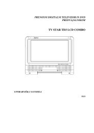 prenosni digitalni televizor in dvd predvajalnikom tv star td3 lcd combo