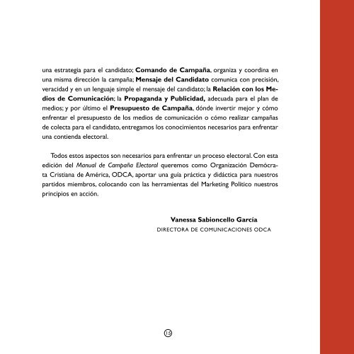 MANUAL DE CAMPAÑA ELECTORAL - ODCA