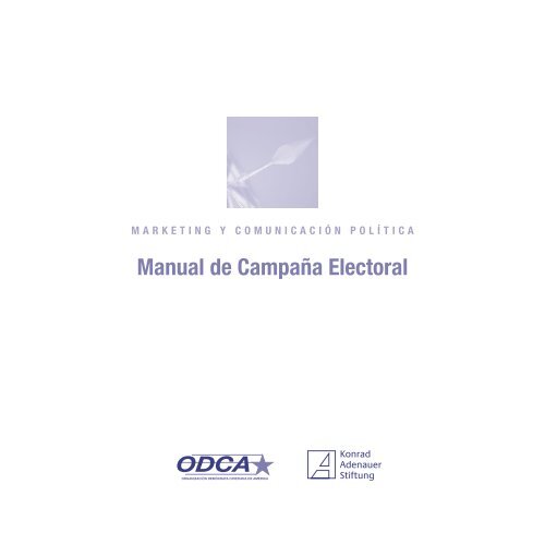 MANUAL DE CAMPAÑA ELECTORAL - ODCA