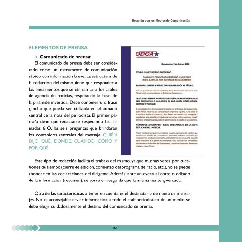 MANUAL DE CAMPAÑA ELECTORAL - ODCA