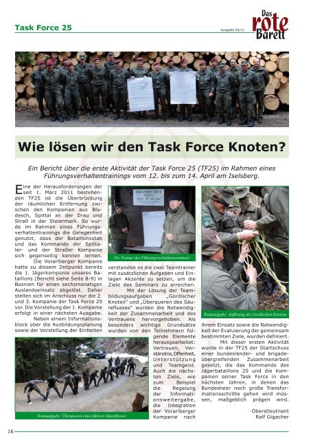 Task Force 25 - Ãsterreichs Bundesheer