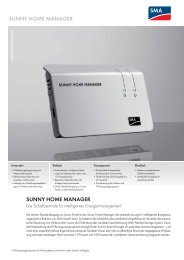 SUNNY HOME MANAGER - Die Schaltzentrale fÃ¼r intelligentes ...