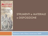 Strumenti e Materiale a disposizione - Diocesi di Mantova