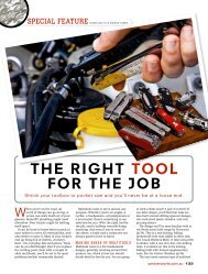 The righT TOOL fOr The jOb