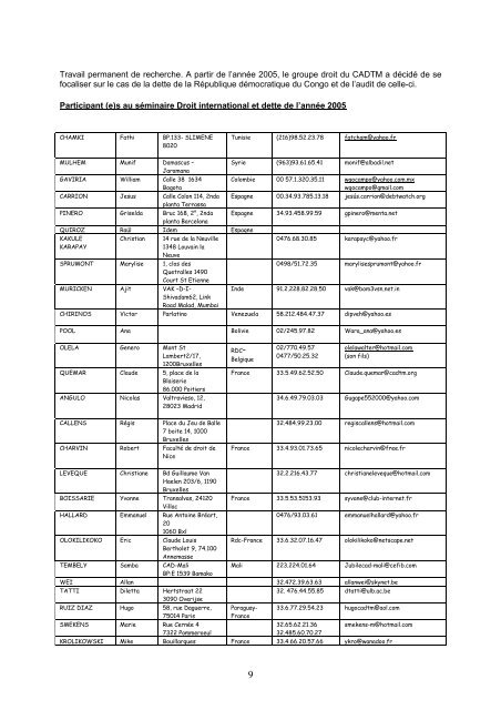 Bilan narratif DGCD - cadtm