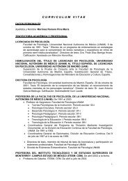 Curriculum Completo - Universidad Autónoma del Carmen