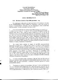 Revision of Pension of Pre-2006 Pensioners