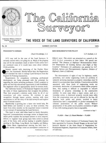 1973 CLSA CONVENTION Santa Clara-San Mateo Chapter HYATT ...