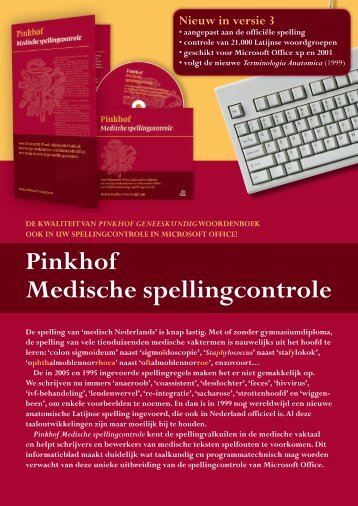 pinkhof Medische spellingcontrole - bsl.nl Home - Bohn Stafleu van ...