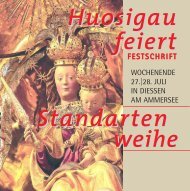 Festschrift Standartenweihe - Trachtenverein DieÃŸen