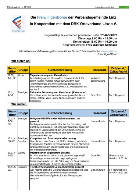 Ausgabe Nr. 4 vom 25.01.2012 - Verbandsgemeindeverwaltung ...