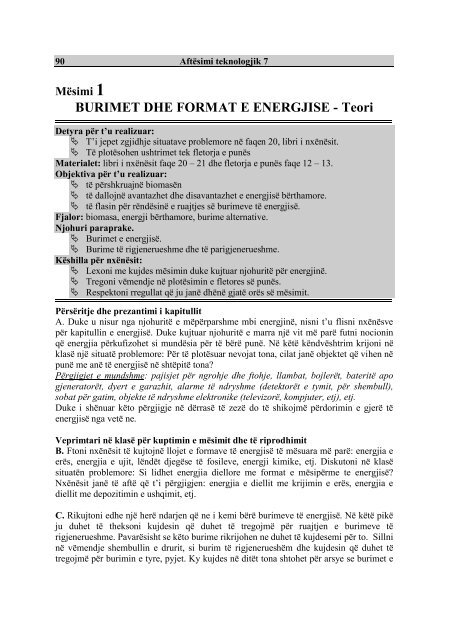 LibÃ«r mÃ«suesi AftÃ«sim teknologjik 6, 7 - Media Print