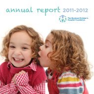 annual report 2011-2012 - The Montreal Children's Hospital ...