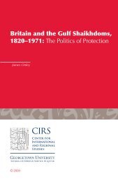 Britain and the Gulf Shaikhdoms, 1820â1971 - College of Social ...