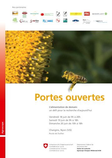 Portes ouvertes à Changins - Agroscope