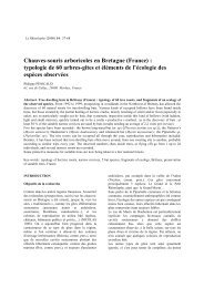 Chauves-souris arboricoles en Bretagne - Groupe Mammalogique ...