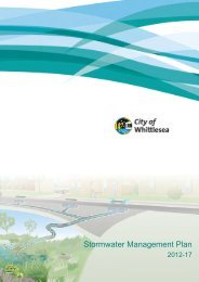 Stormwater Management Plan 2012-17 - FINAL ... - City of Whittlesea