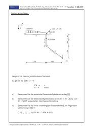 7. Tutorium 21.12.2005 Drehwinkelverfahren - Baustatik-Info-Server