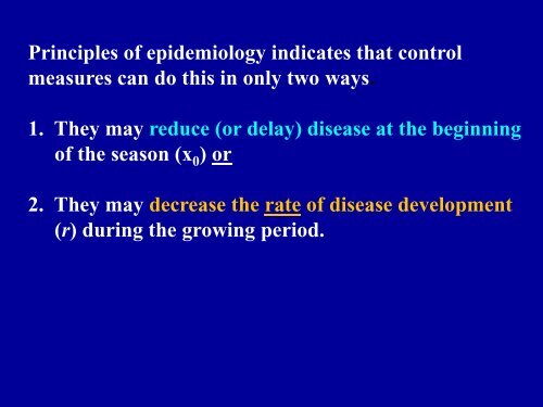 BOT 552: PLANT DISEASE MANAGEMENT