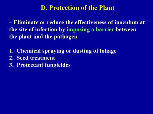 BOT 552: PLANT DISEASE MANAGEMENT