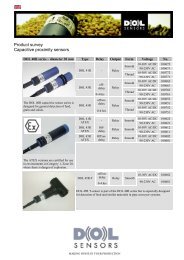 Skov sensors product survey