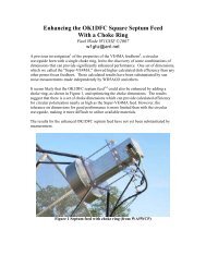 Enhancing the OK1DFC Septum Feed with a Choke Ring - W1GHZ