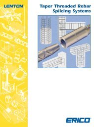 LENTON Taper Threaded Mechanical Splices