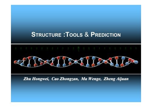 STRUCTURE :TOOLS & PREDICTION - abc