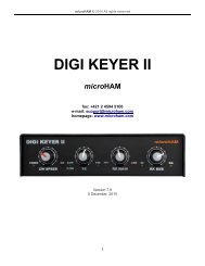 DIGI KEYER II - microHAM