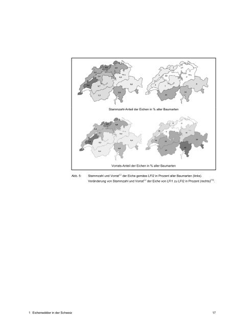 Förderung der Eiche - Schweizer Informationssystem Biodiversität ...